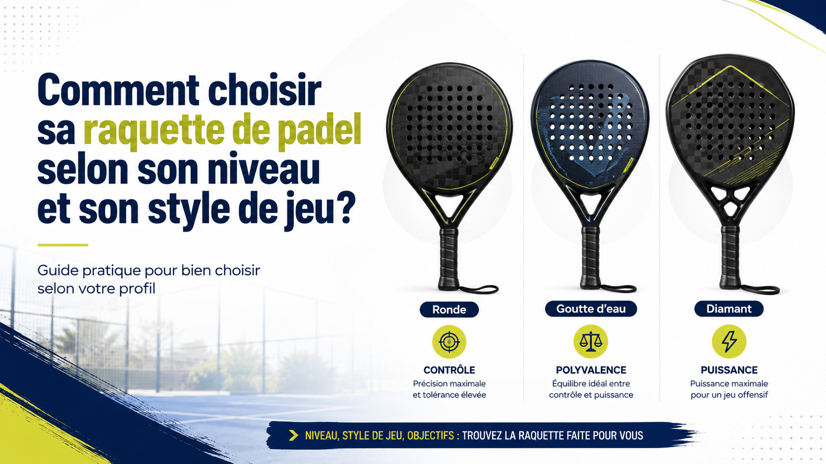 Comment choisir sa raquette de padel selon son niveau et son style de jeu ? Image